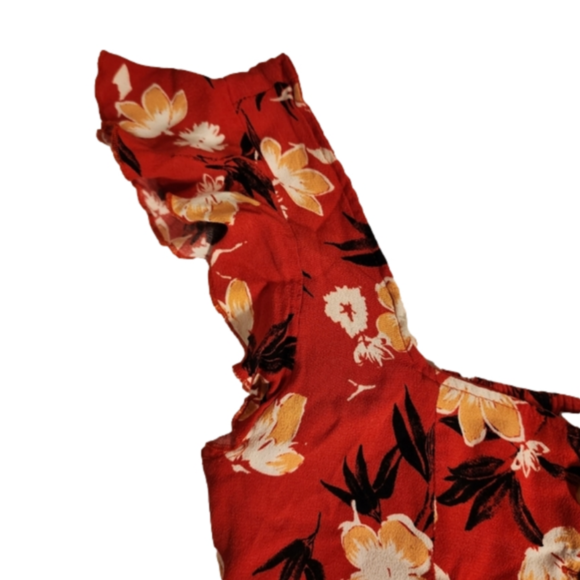 F21 Floral Crop Top - Picture 3 of 9